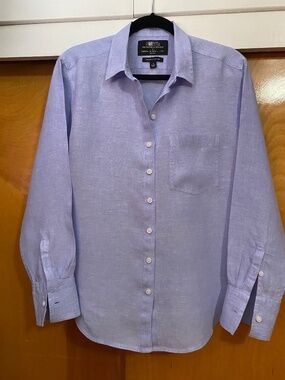 J Crew Garçon classic shirt in Baird McNutt Irish linen